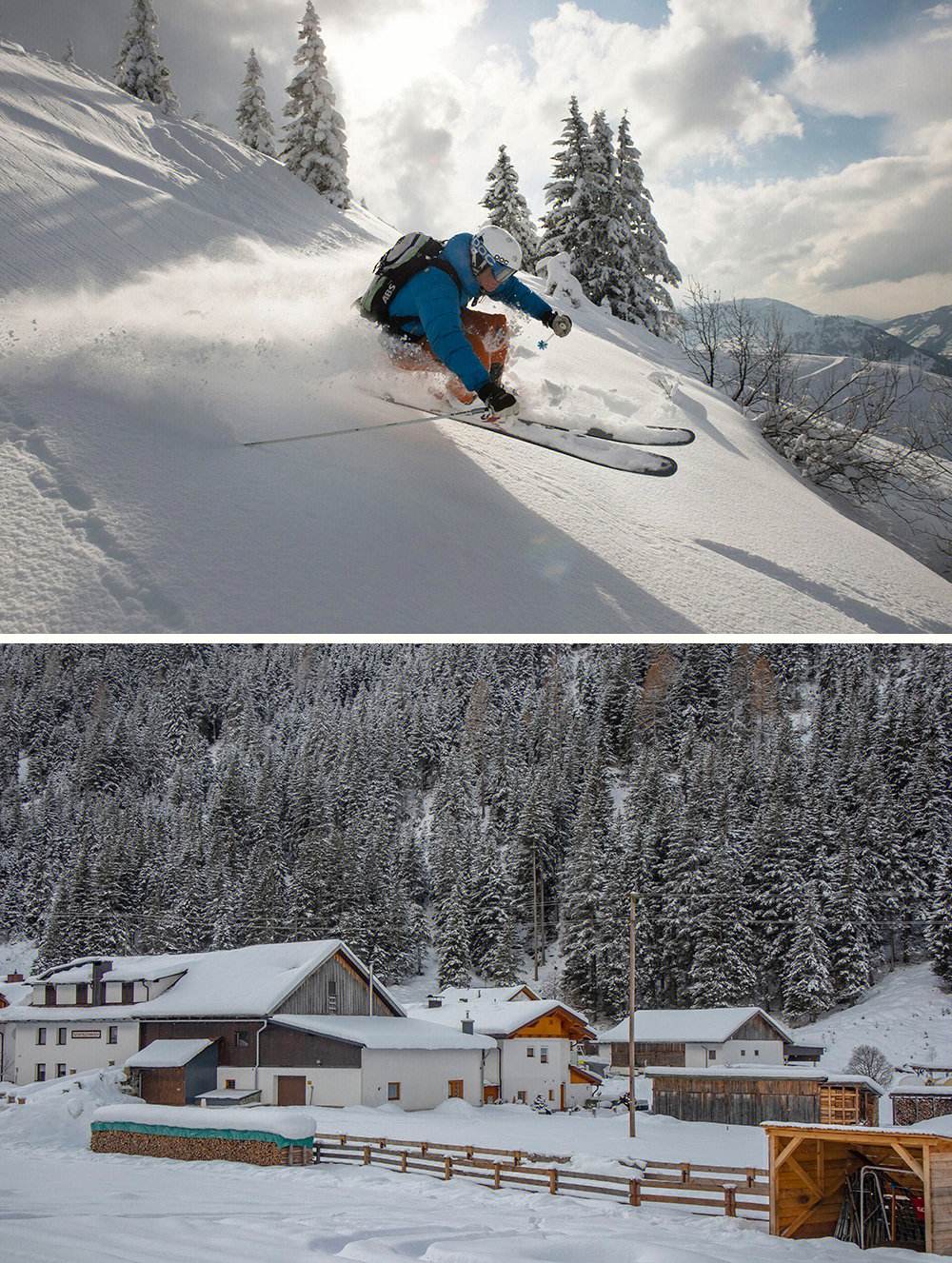 奥地利队在滑雪比赛中大放异彩