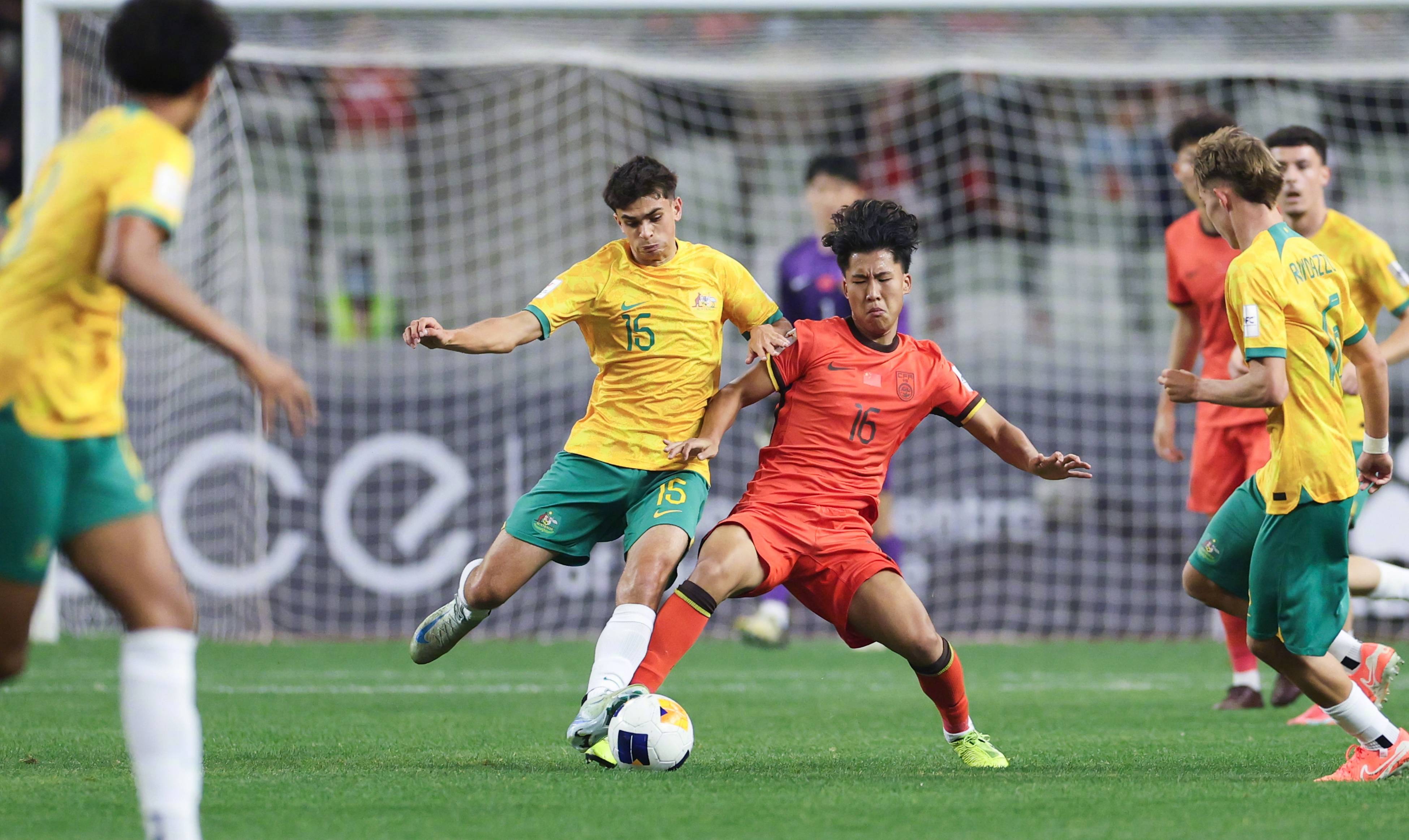 亚洲杯联赛：中国队赢球晋级